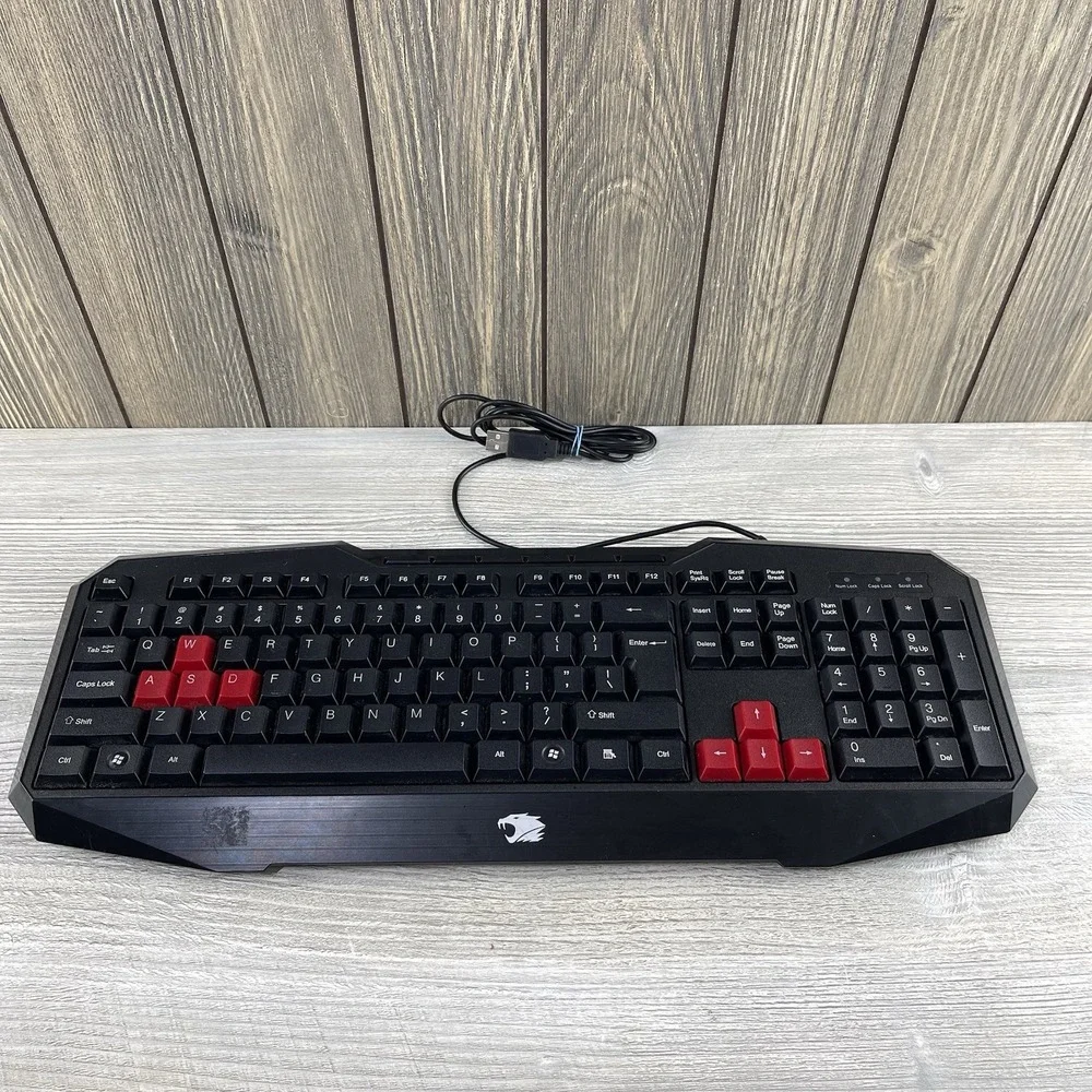 iBuyPower Model 70117IB Wired USB Keyboard Tested
